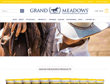 Tablet Screenshot of grandmeadows.com